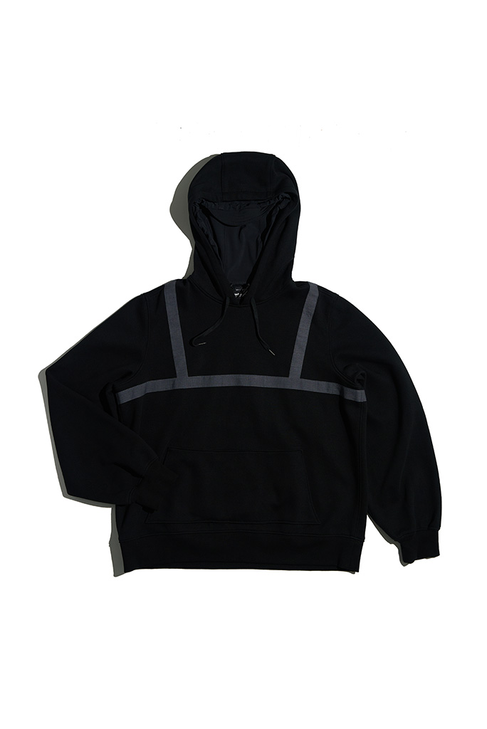 STRAP DOUBLE HOODIE