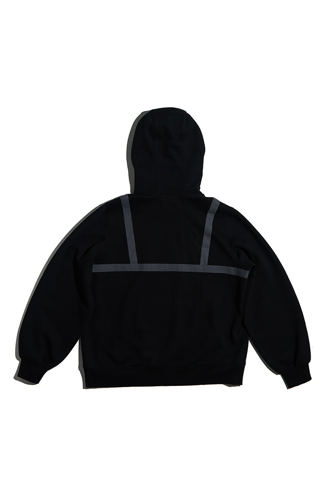 STRAP DOUBLE HOODIE